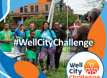Group photo for the Well City Challenge